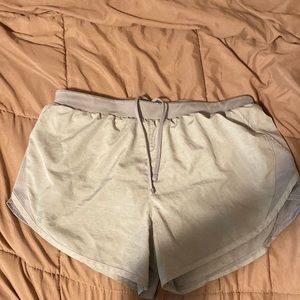Grey under armor shorts